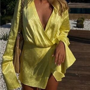 Rat & Boa Yellow Dress